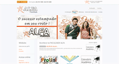 Desktop Screenshot of faculdadealfa.com.br